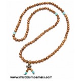 Madeira Clara com Bolas Azul - Japa Mala